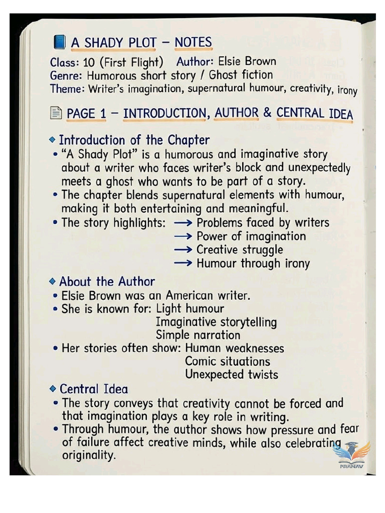 A Shady Plot | PDF