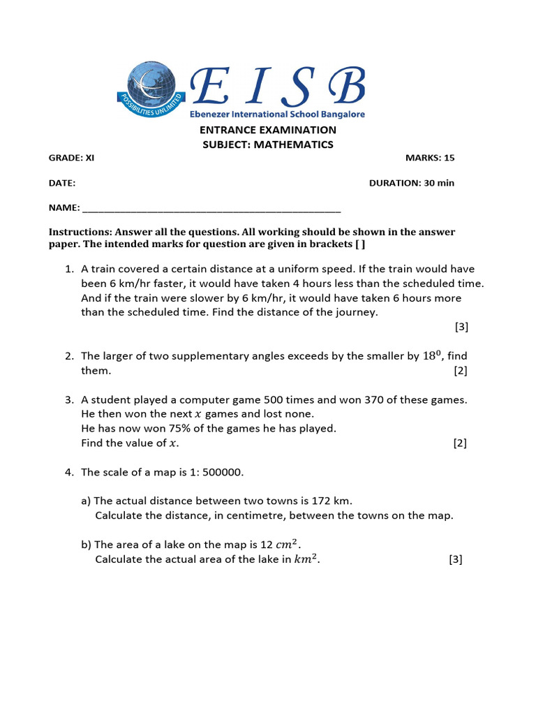 Maths Grade 11 Revised | PDF