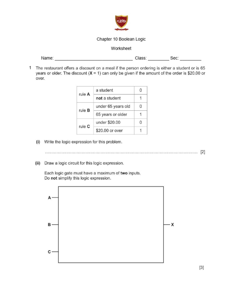 Chap 10 Boolean Logic | PDF