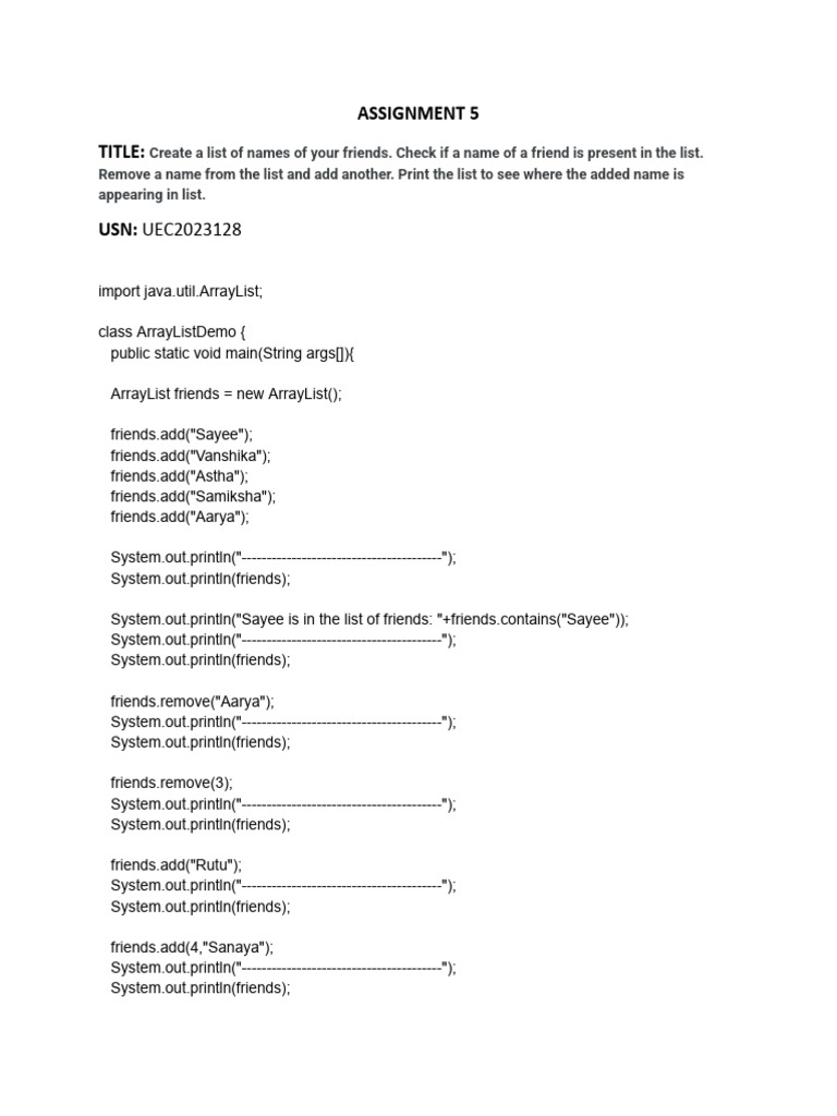 UEC2023128 Assignment5 | PDF
