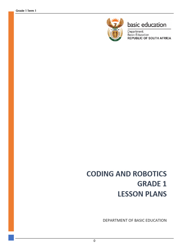 Grade 1 Term 1 Lesson Plans WK 1 - 10 | PDF | Shape | Lesson Plan