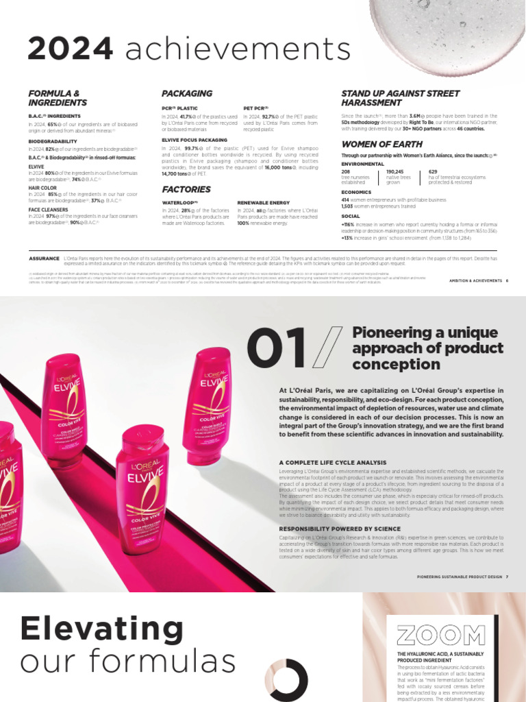 Progress Report 2024 - Supporting Document 1 | PDF | Life Cycle ...