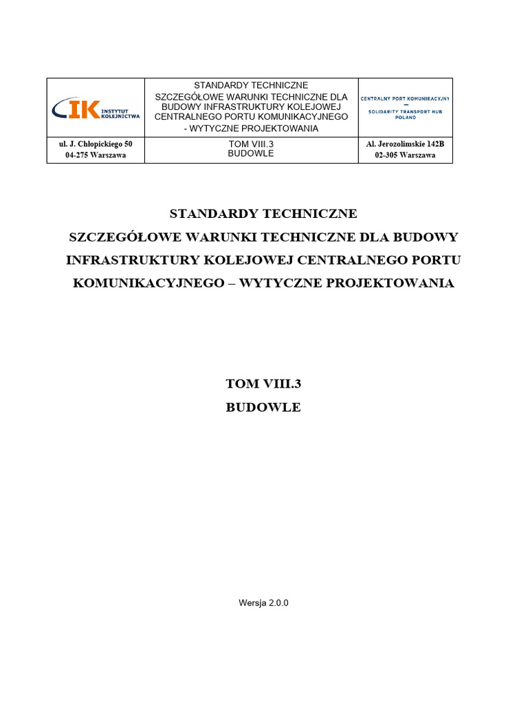 Standardy Kol CPK 20 Tom VIII 3 200 | PDF
