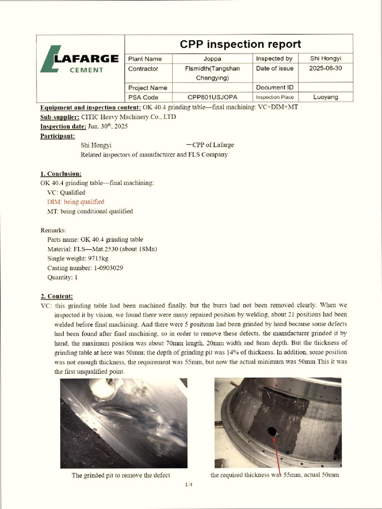 Joppa - SHY - OK Mill Grinding Table-Final Machining VC+DIM+MT ...
