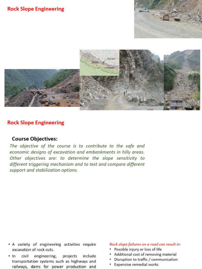 Chapter - 1 - Principle For Rock Slope Analysis | PDF | Geotechnical ...