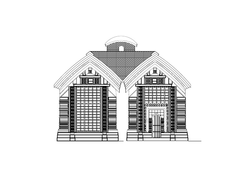 East Elevation - Jor Bangla-Model | PDF