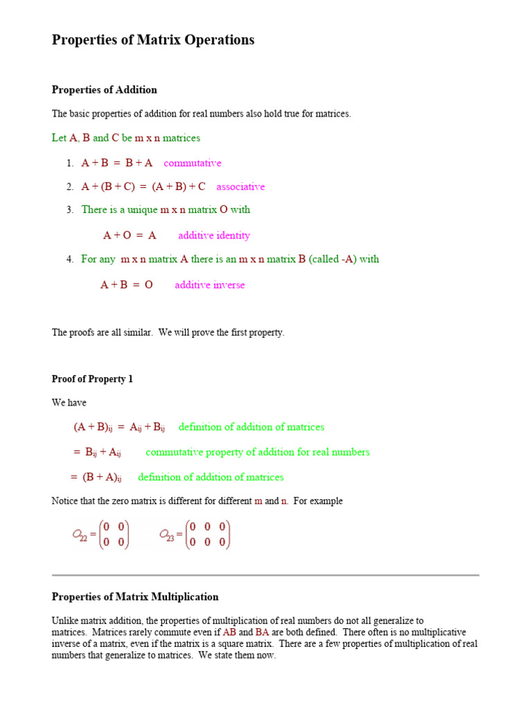 Inbound 6925785925039082054 | PDF | Matrix (Mathematics) | Operator Theory