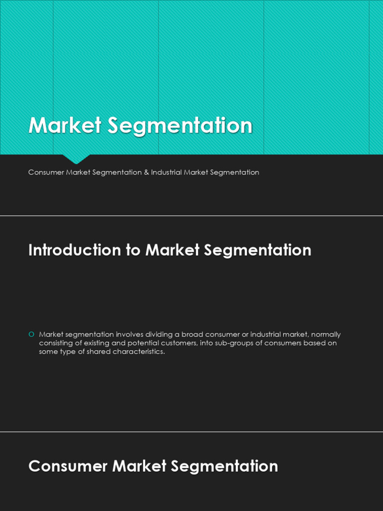 Market Segmentation 2 | PDF
