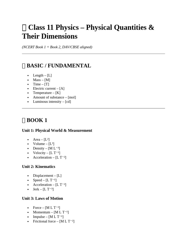 ? Class 11 Physics | PDF | Force | Physical Sciences