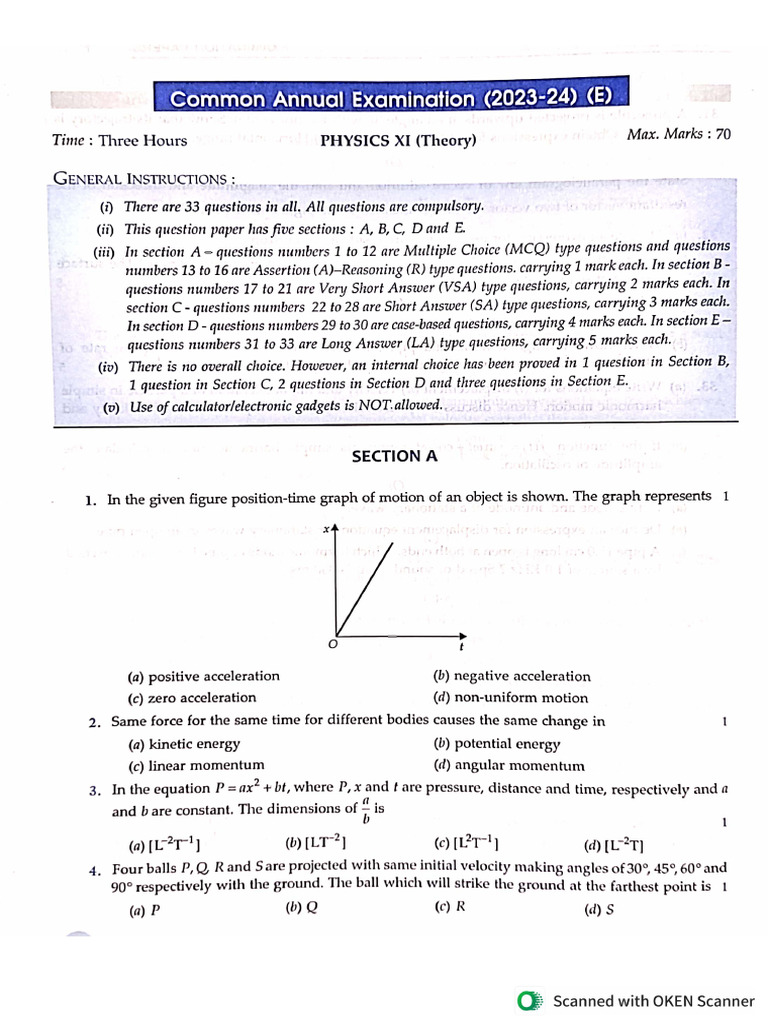 Phy 1 | PDF