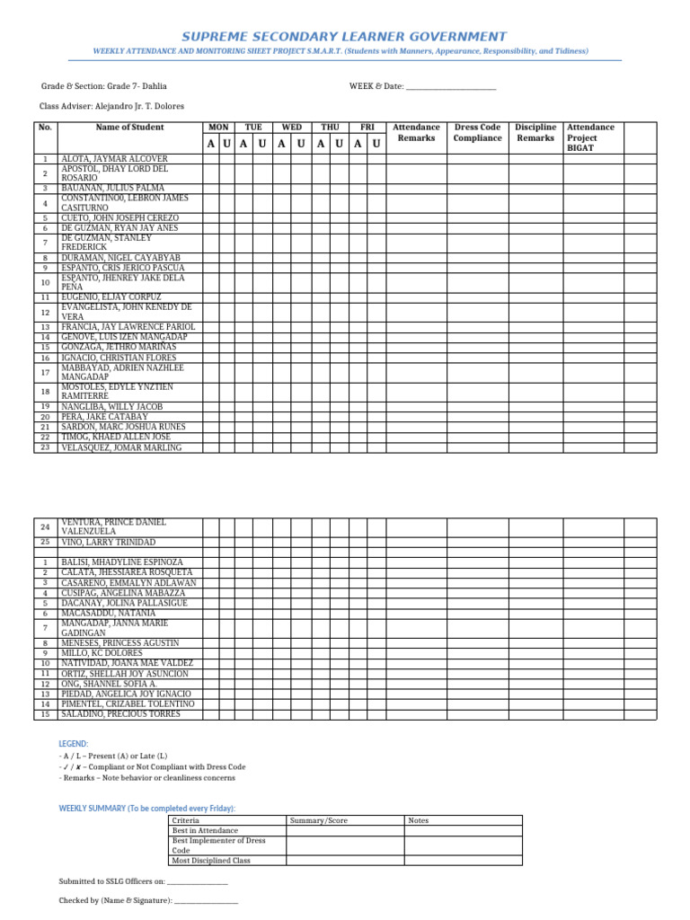 Grade 7 - Dahlia | PDF
