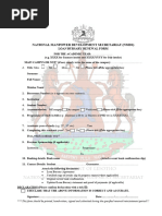 NMDS Form | PDF