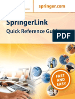 User Manual for Springerlink