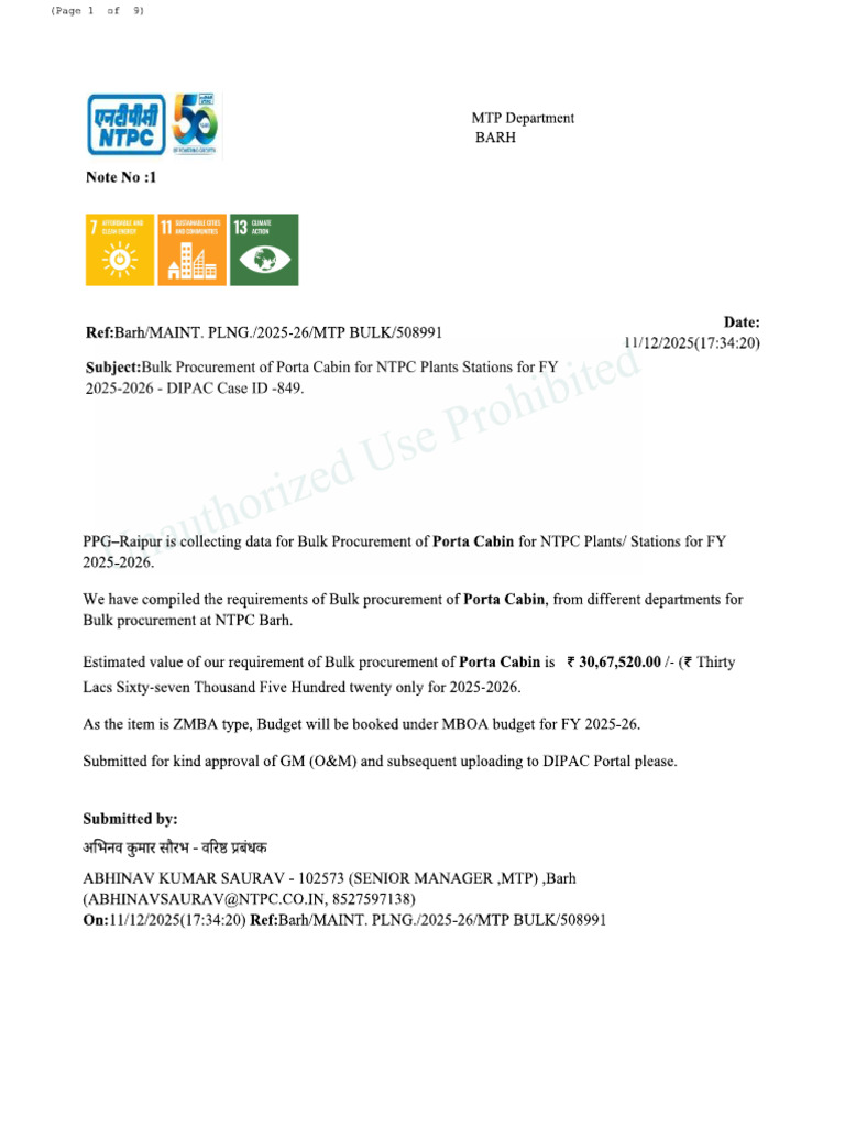 Approved Note | PDF