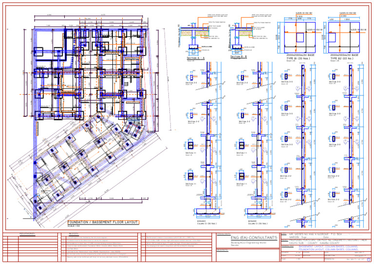 MOSES NG'ANG'a (Structural) Plan 01 | PDF