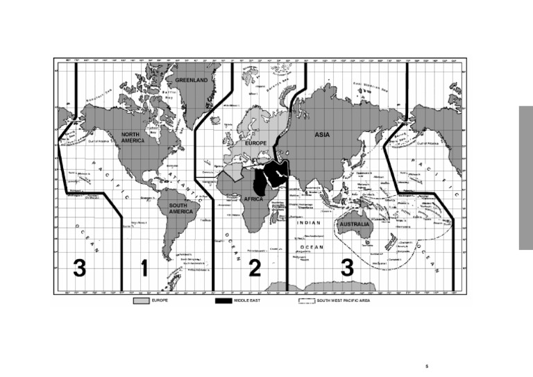 Iata Traffic Conference Map | PDF