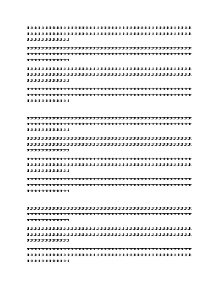 Huruf T | PDF