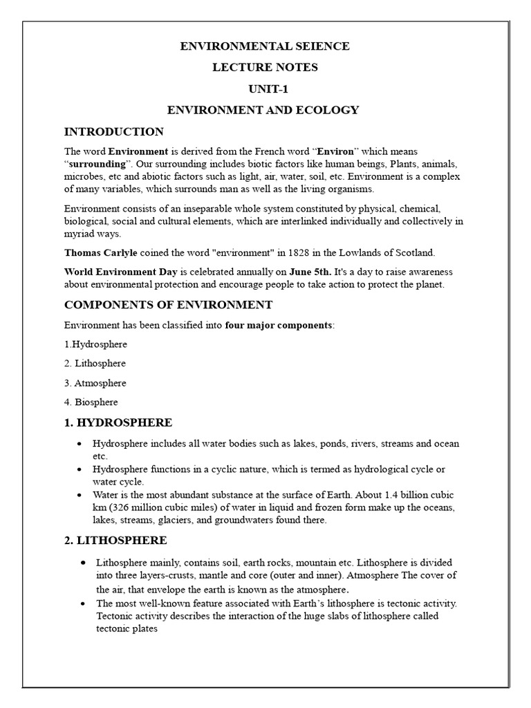 Unit 1 | PDF | Ecosystem | Food Web