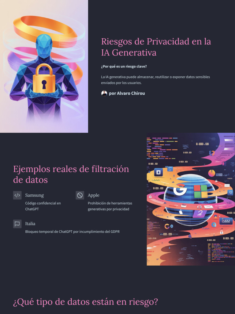 Riesgos de Privacidad en La IA Generativa | PDF | Inteligencia ...