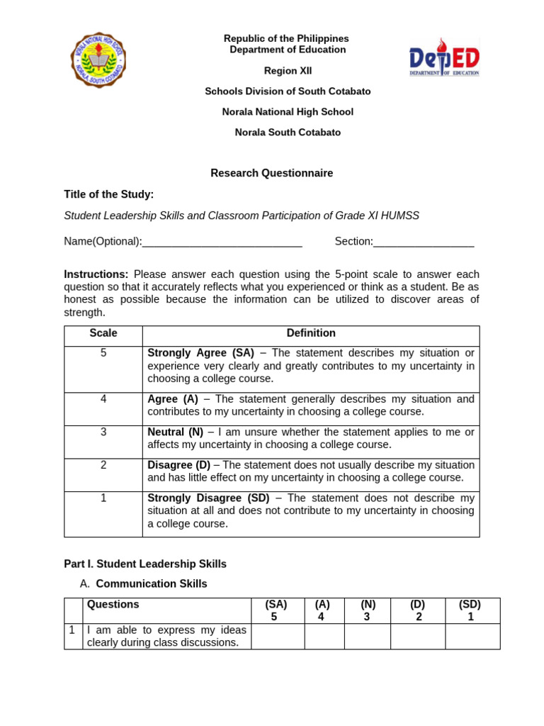 Survey 1 | PDF