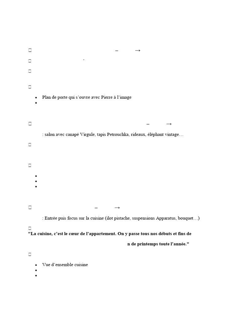 Script Home Tour Pierre Frey | PDF