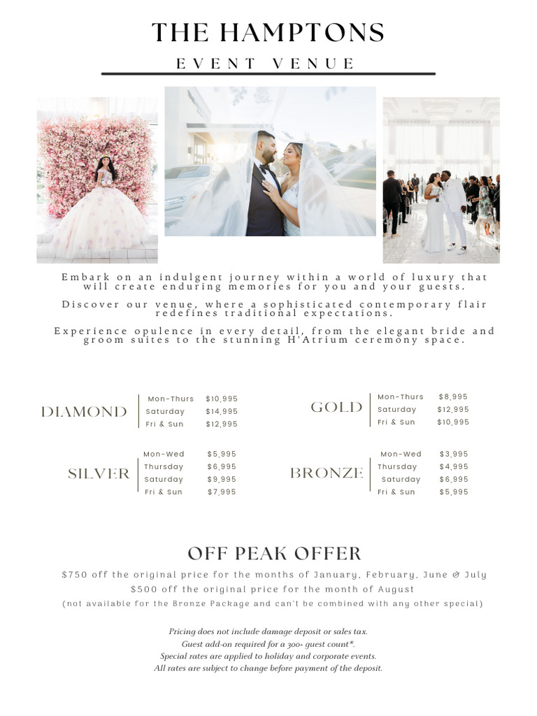 The Hamptons Rental Information | PDF
