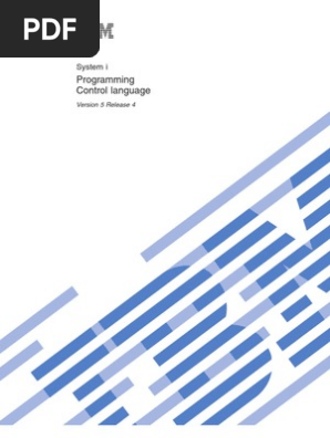 Cl Programming Ibm System I Subroutine