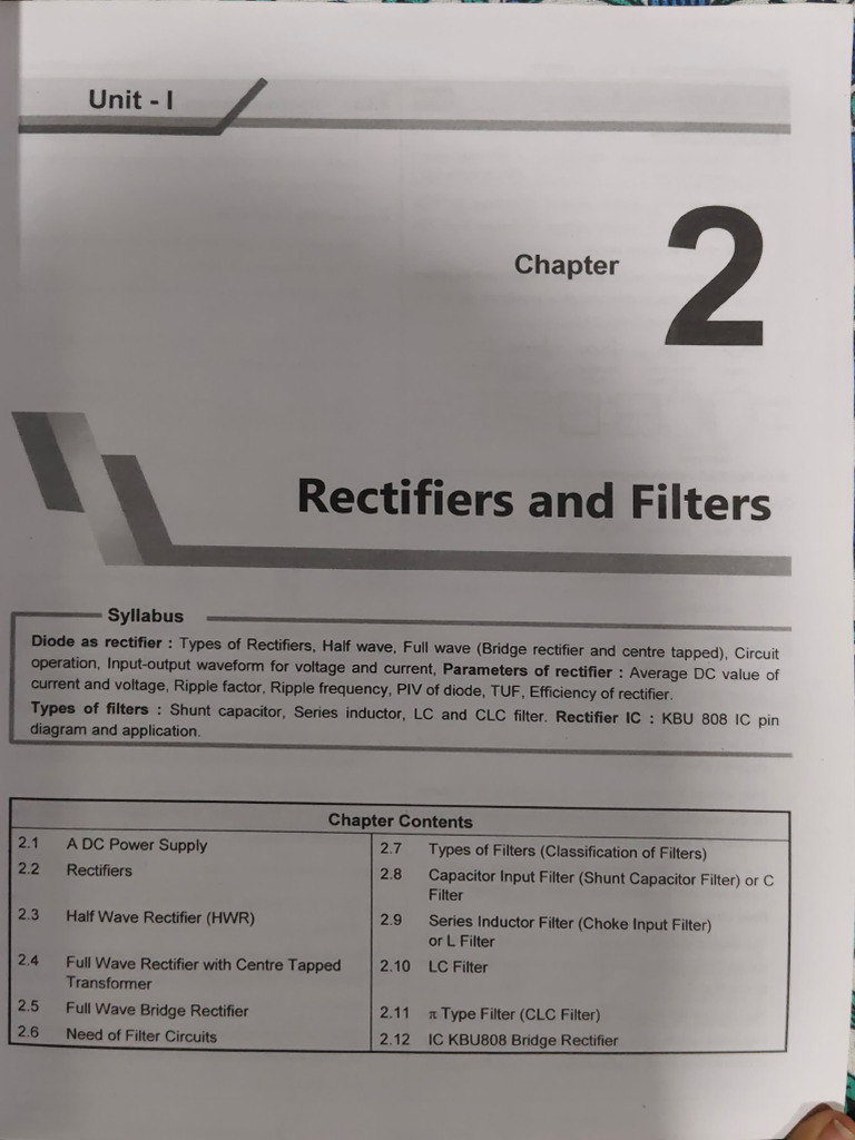EDC Rectifiers Chapter | PDF