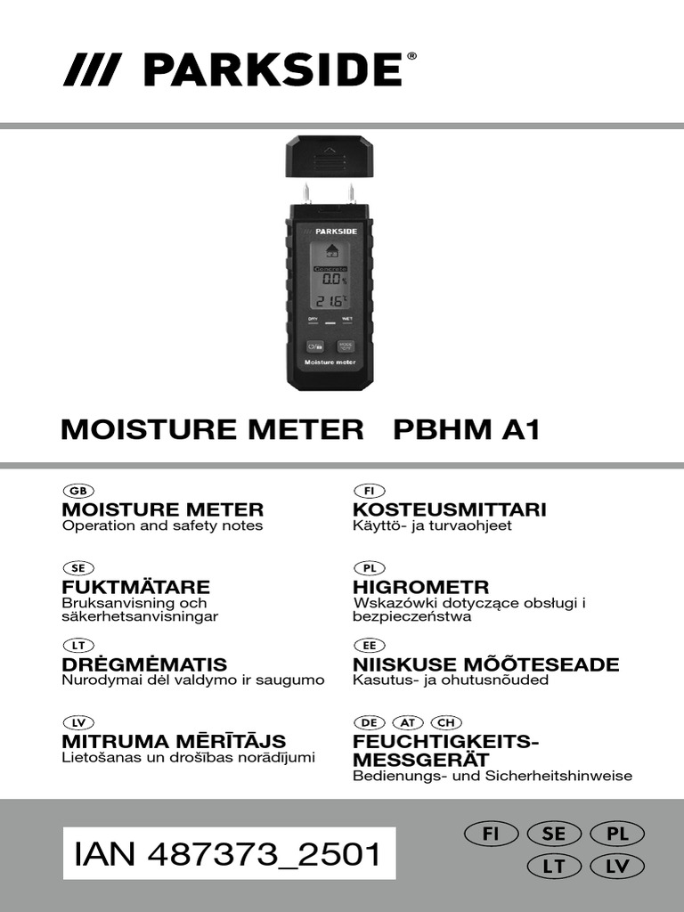 Higrometr PBHM A1 | PDF | Rechargeable Battery | Burn