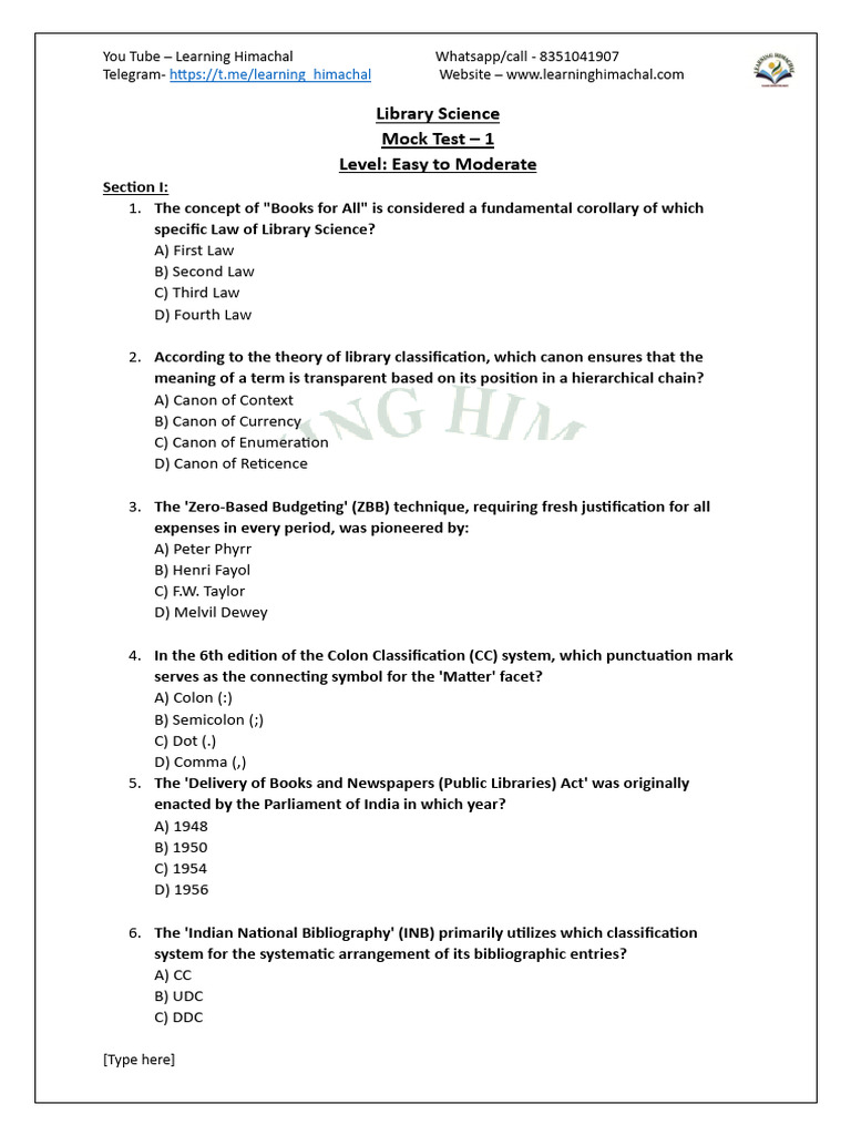 Library | PDF