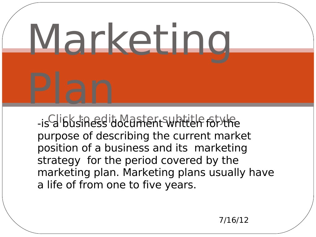 Comprehensive Marketing Plan Guide | PDF | Business