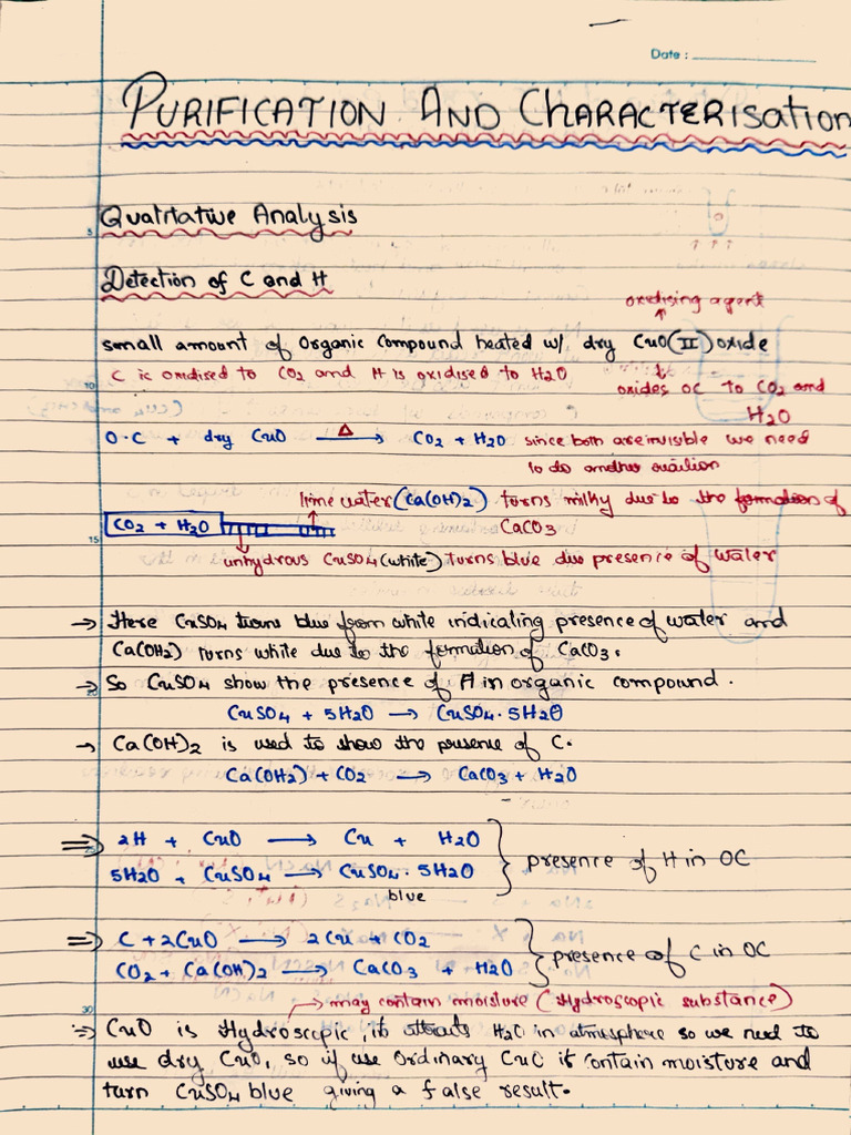 Purification Notes | PDF