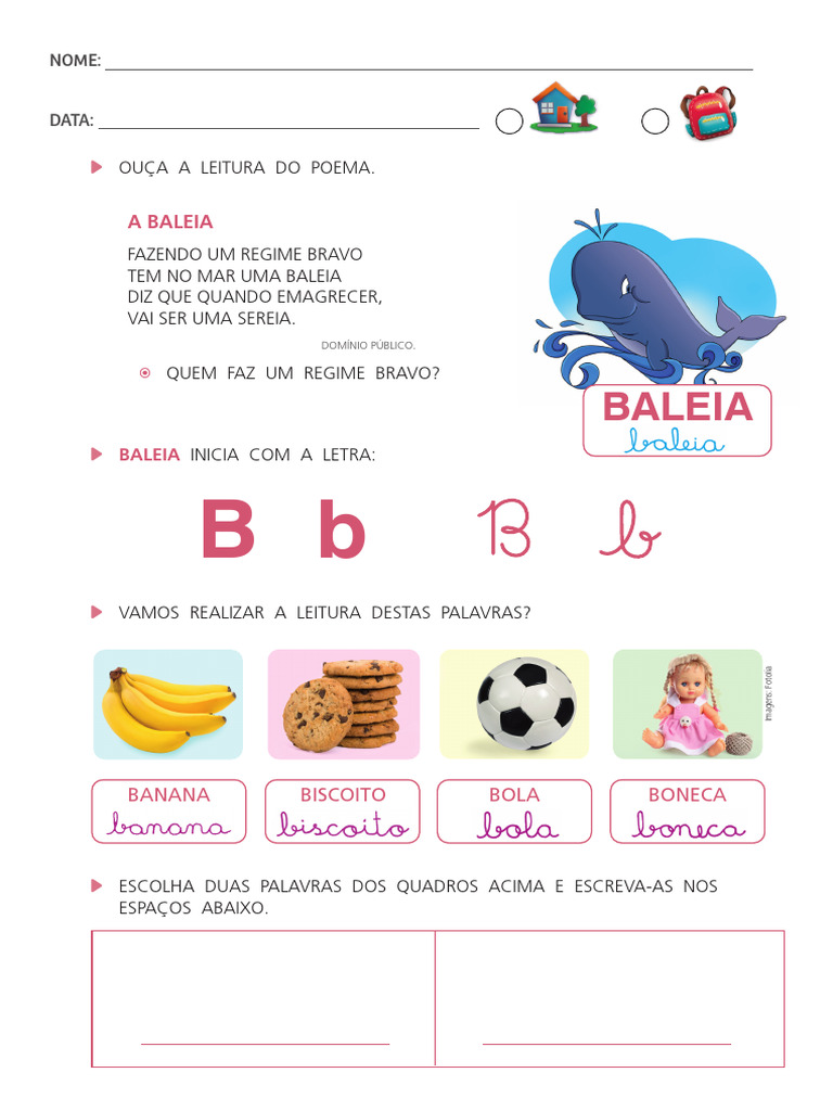 Conhecendo As Letras - Conhecendo A Letra B PDF | PDF