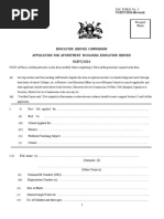 Guyana TSC Employment Application Form | PDF | Academic Degree ...