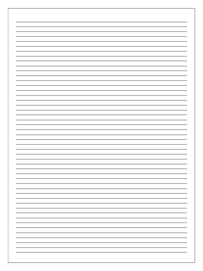 Ruled Sheet | PDF