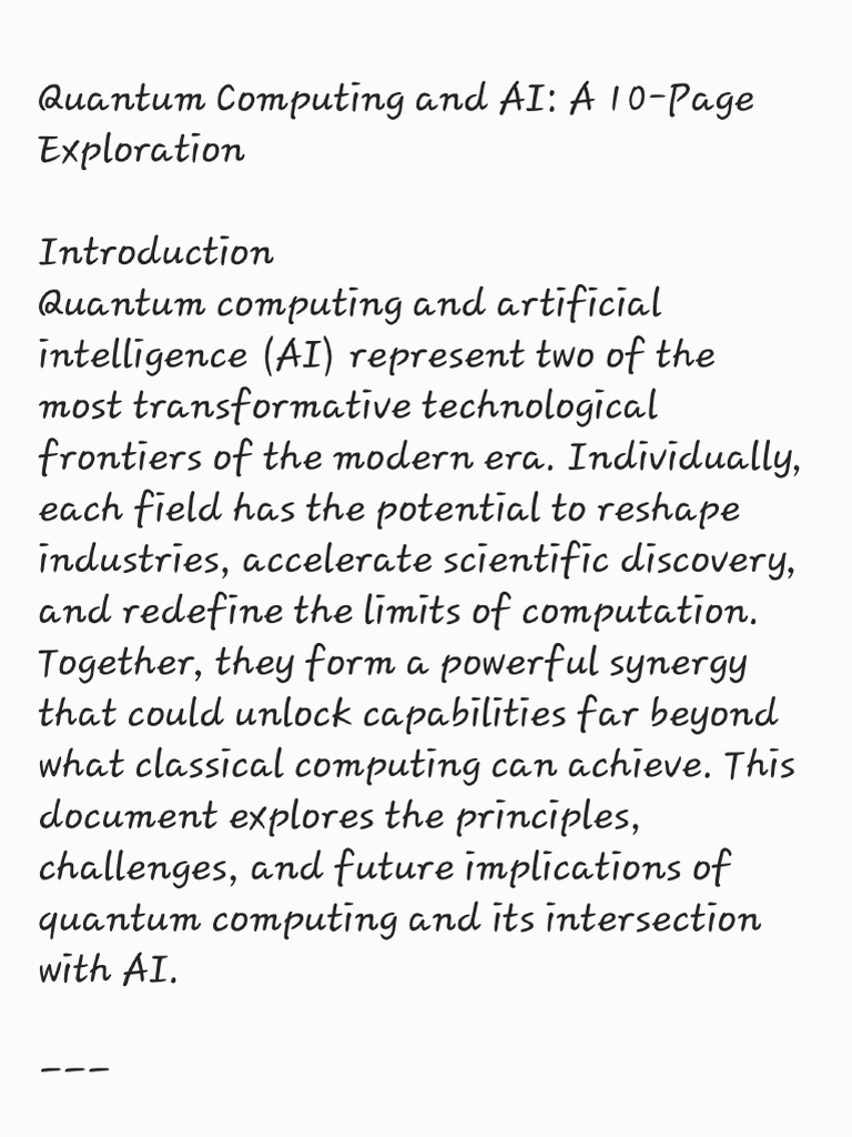 Quantum Computing | PDF