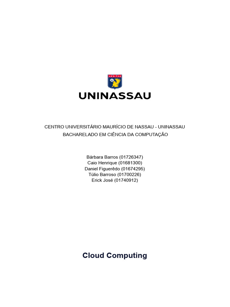 Cloud Computing | PDF | Computação em nuvem | Plataforma como serviço