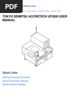 UF3000EX Prober Operation Manual | PDF | Computing | Computer Engineering