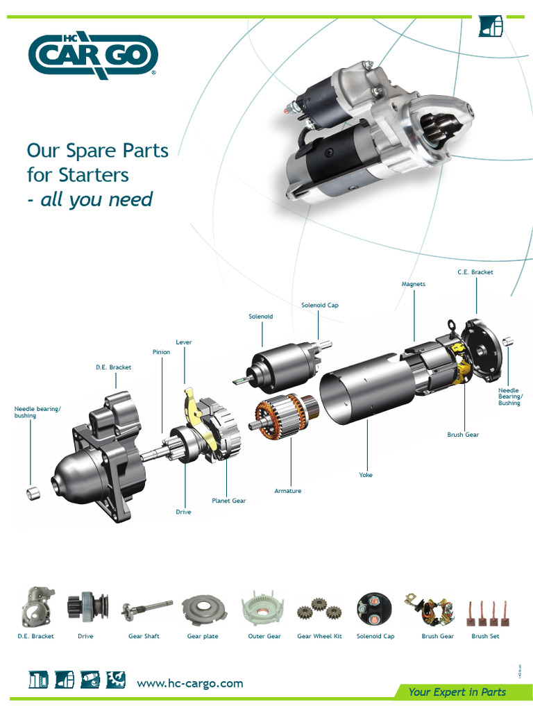 Hc-Cargo Starter Alternator Poster Explosion View | PDF ...