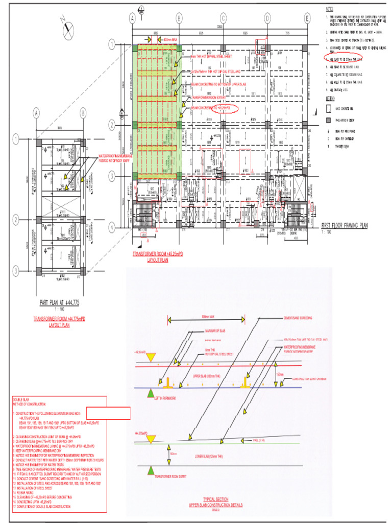 2025.12.14-Transformer Room-Double Slab Construction | PDF