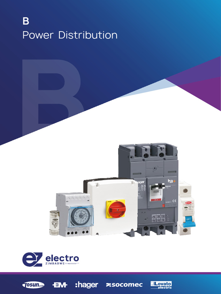 B Power+Distribution | PDF | Fuse (Electrical) | Electrical Equipment