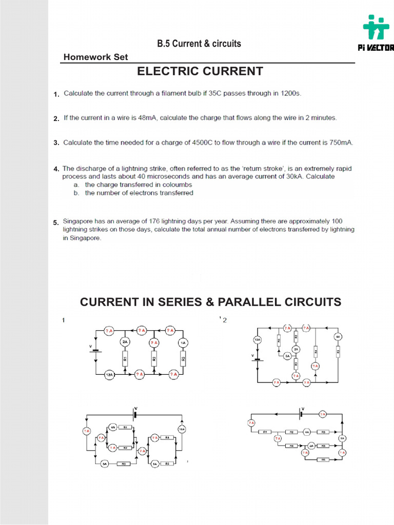 B.5 Current & Circuits | PDF