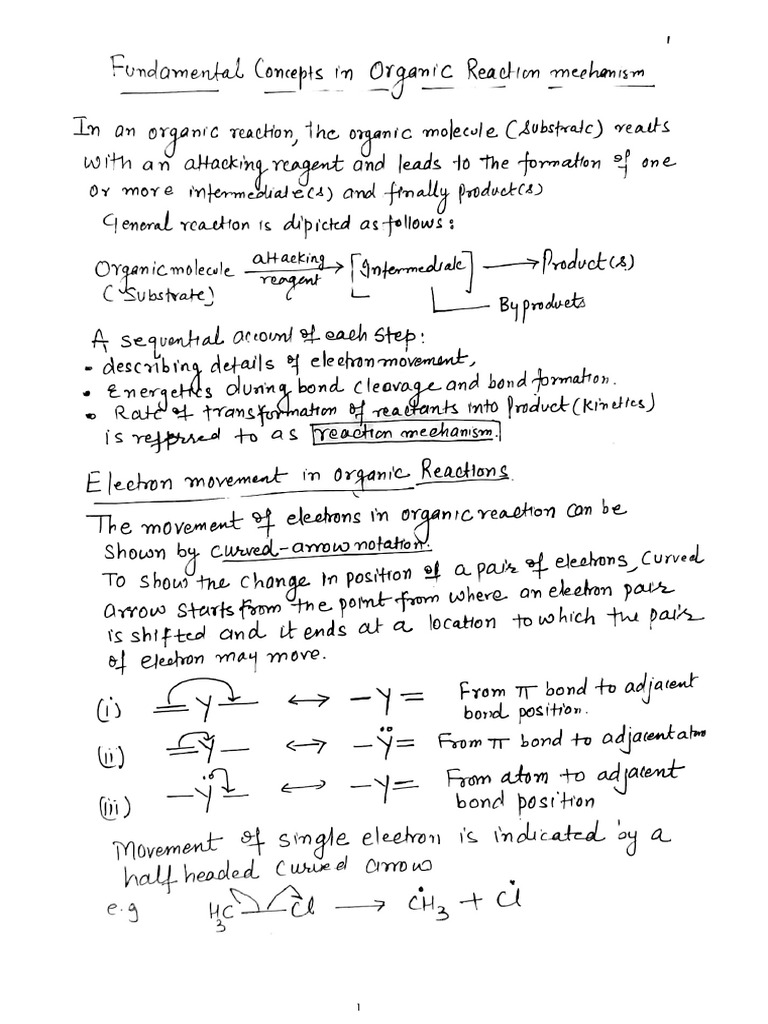 Fundamental Concepts in Organic Chemistry | PDF