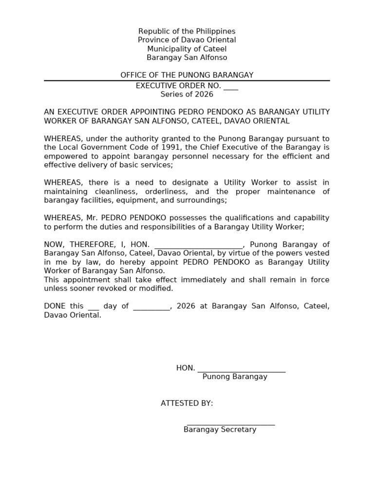Executive Order | PDF