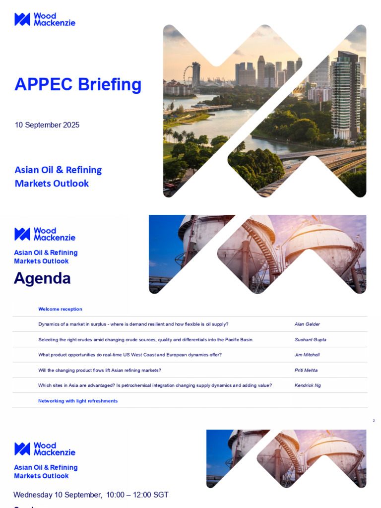 Wood-Mackenzie Appec Briefing 2025 | PDF | Opec | Petroleum