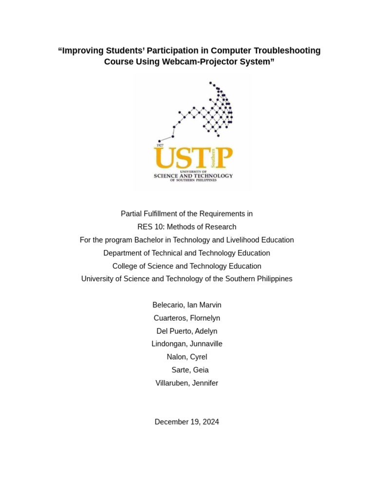 Thesis 2 | PDF | Educational Technology | Survey Methodology