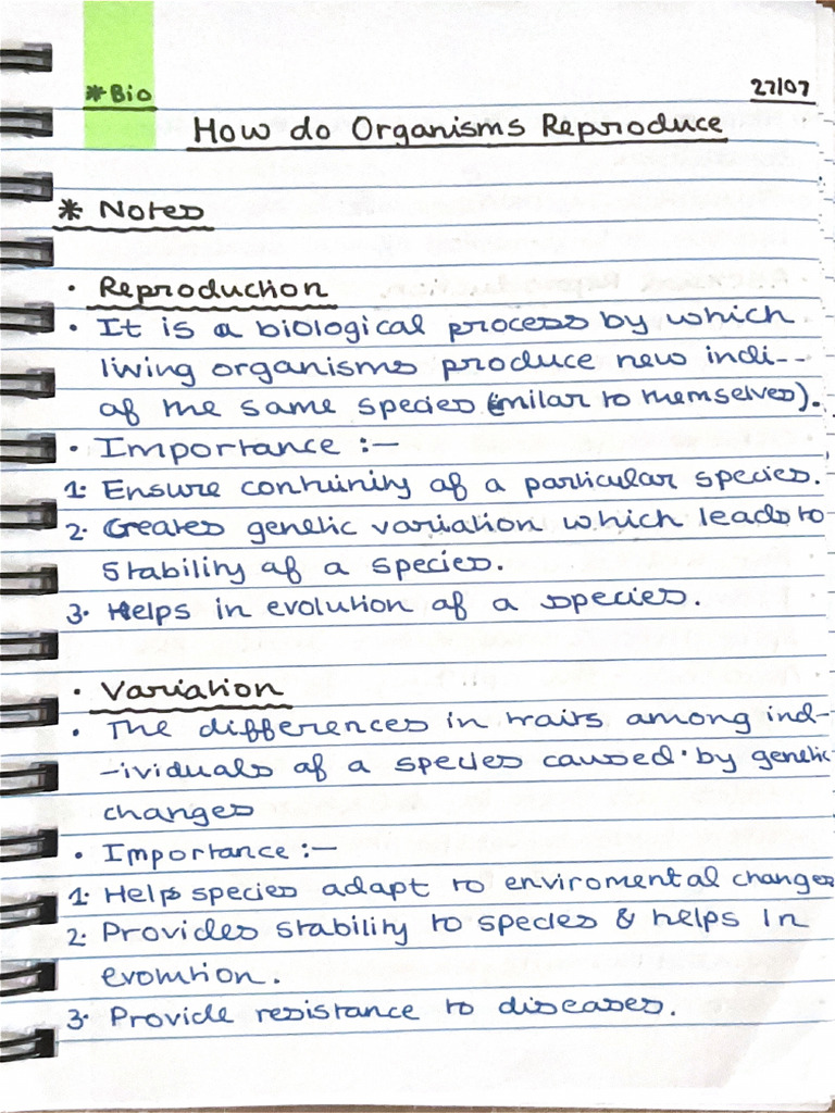REPRODUCTION | PDF