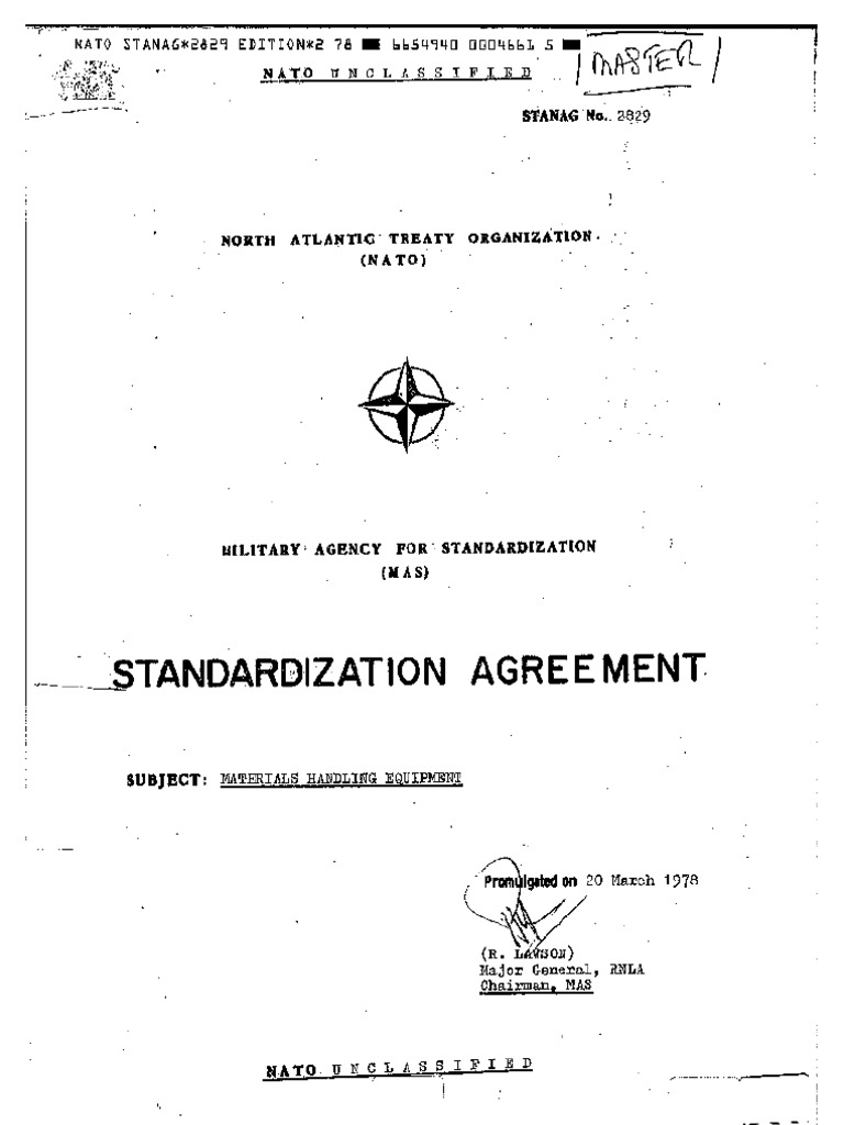 STANAG 2895 Standardization Agreement | PDF | Law
