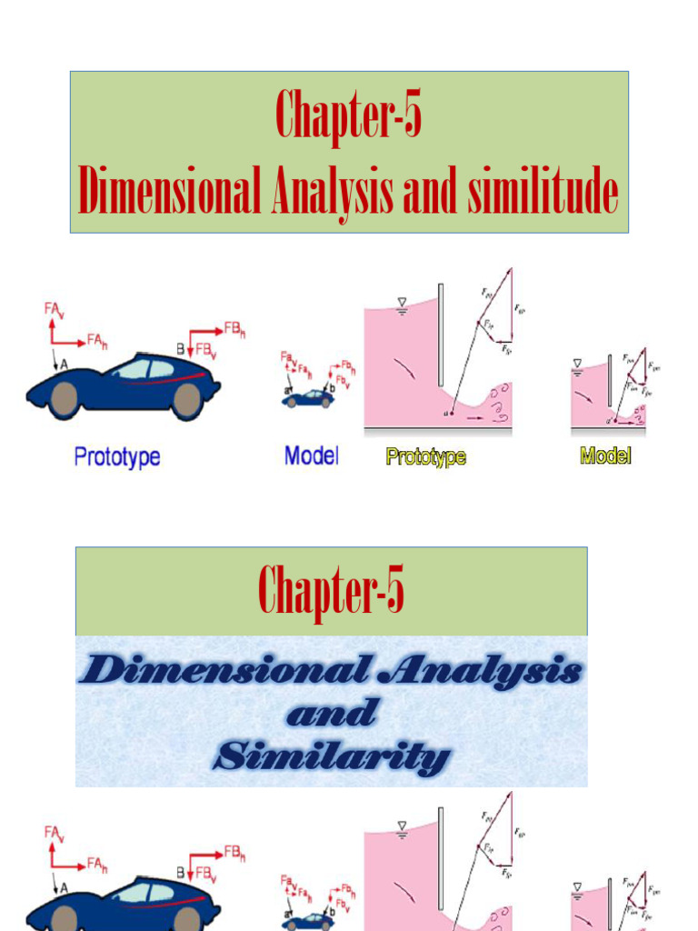 CH-5 - Dimensional Analysis and Similitude | PDF | Reynolds Number ...