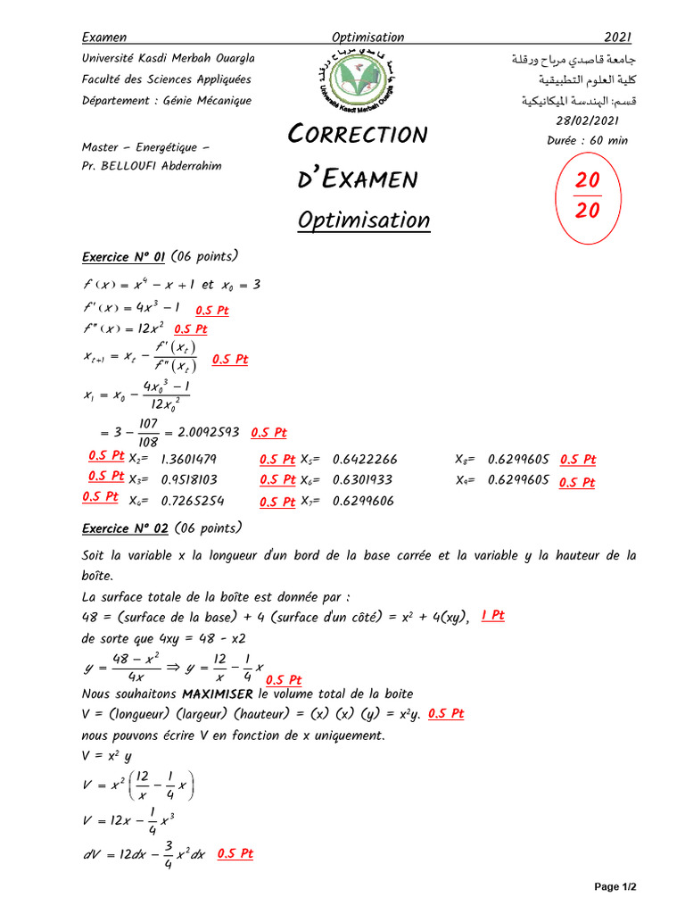 Correction EMD | PDF | Théories de matrice | Algèbre linéaire